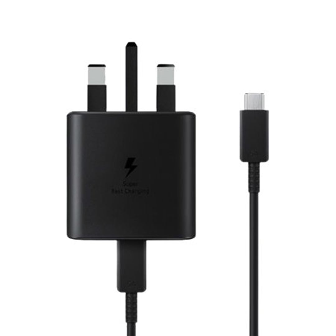 Samsung 45W Super Fast UK 3 Pin Travel Adapter Type C Cable EP